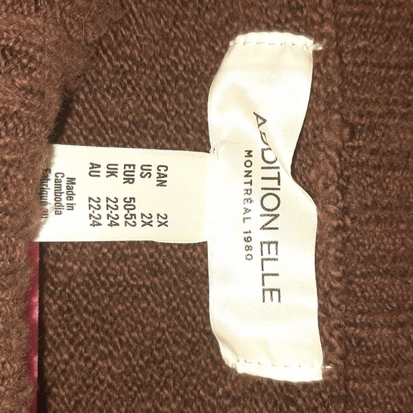 Plus sz ladies Sweater - Picture 3 of 3